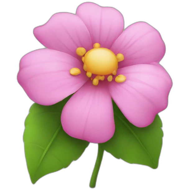 pink flower emoji