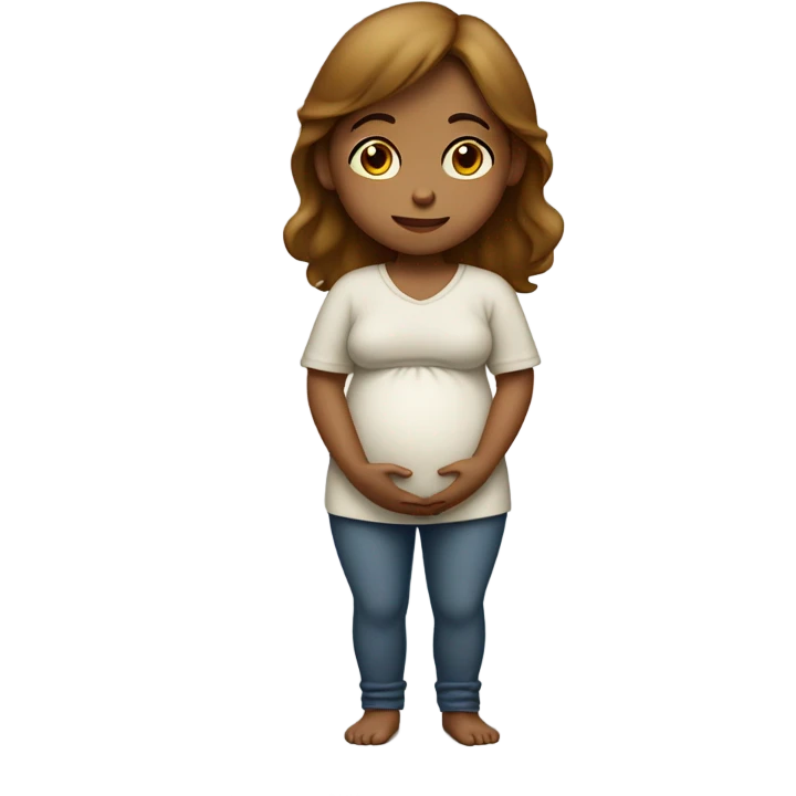 Girl pregnant  emoji
