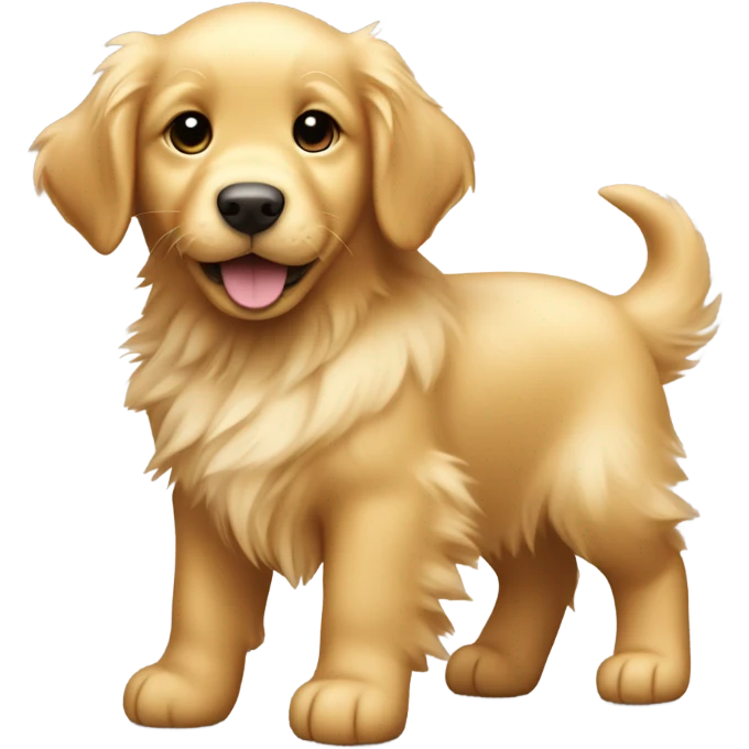 Cute Golden Retriever  emoji