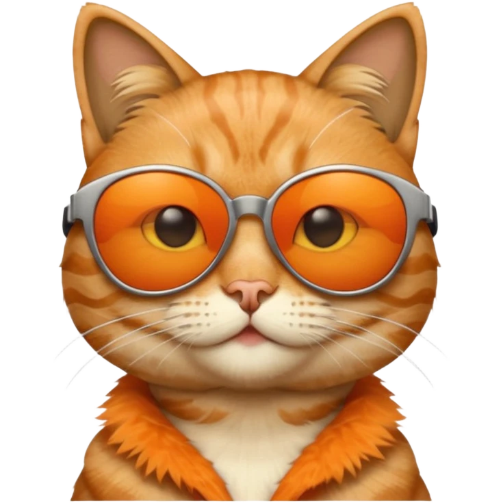 Cat wearing sunglasses emoji