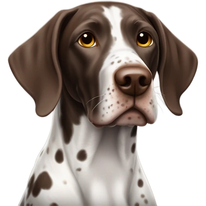 German shorthaired pointer emoji