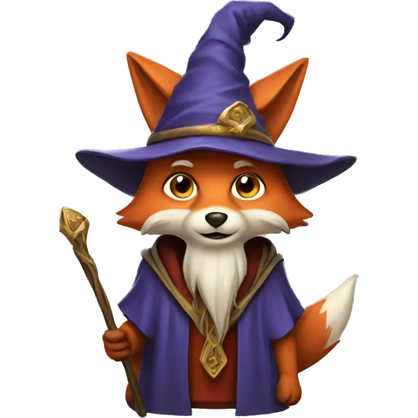 Fox wizard emoji