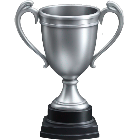 silver 3d trophy like summnor's cup emoji
