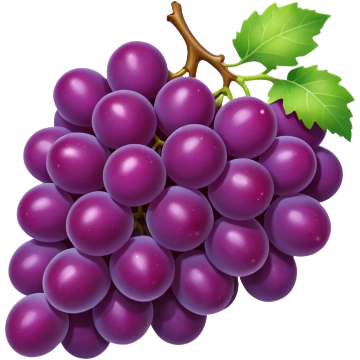 Purple grape emoji