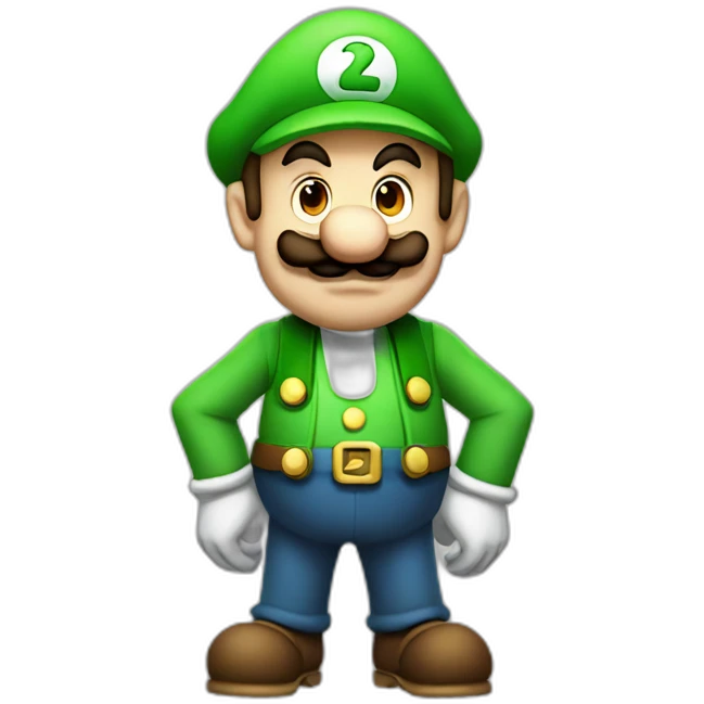 sinister luigi emoji
