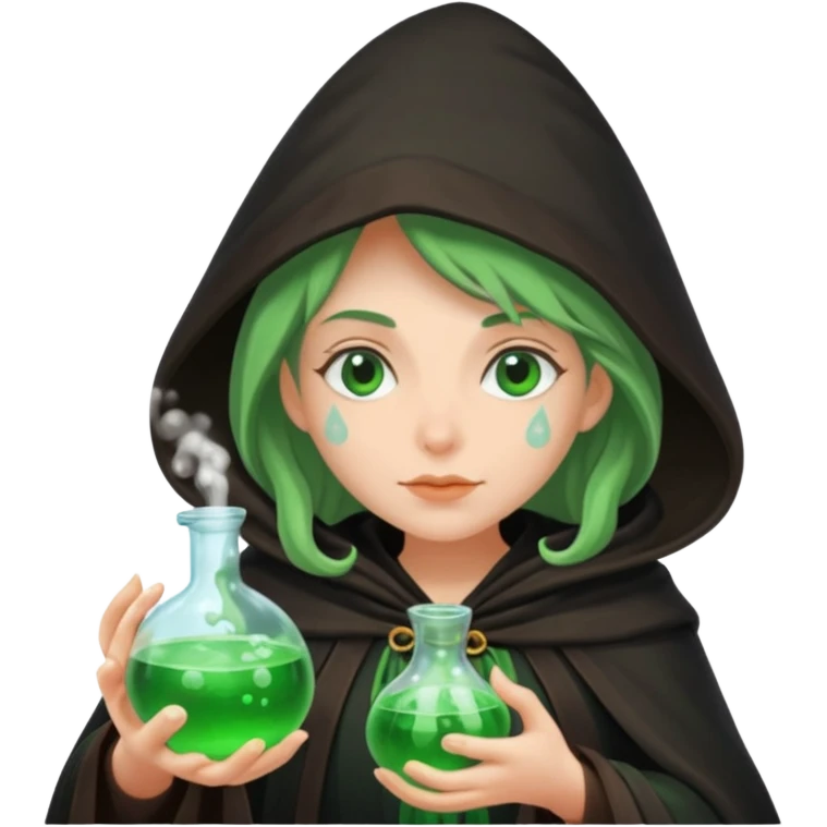 green witch cooking potion emoji