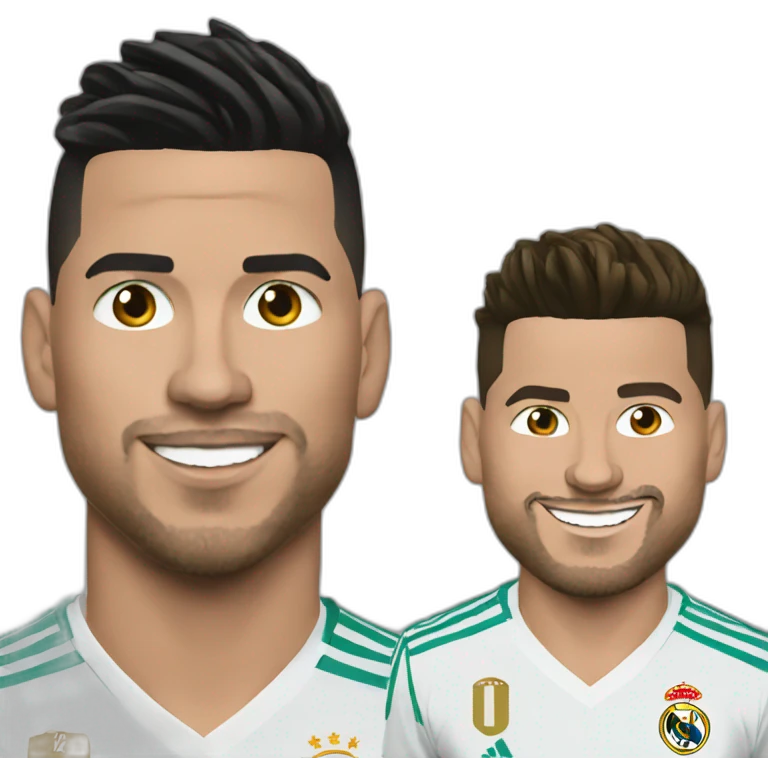 Ronaldo sur Messi emoji