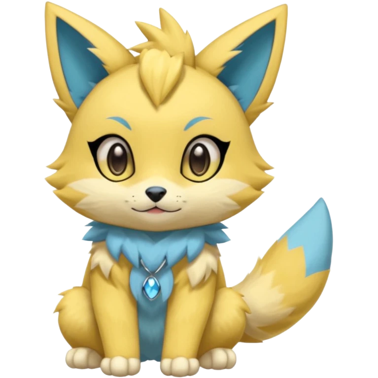 Kawaii adorable big-eyed cute Kemonomimi Nekomimi Japanese Anime Kemono Furry Style Manectric-Zeraora-Fursuit-furry-fursona emoji