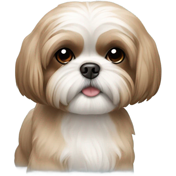 Light brown shih tzu  emoji