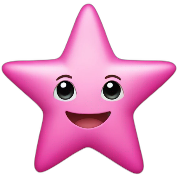pink-star emoji