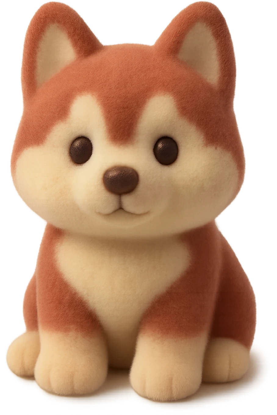 red siberian husky pup emoji