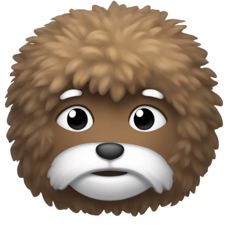 Brown fluffy pillow emoji