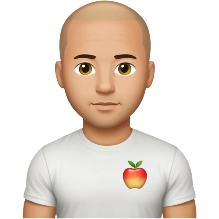 Dominic Toretto character portrait, apple emoji style emoji