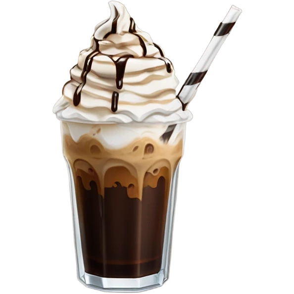 Iced coffee emoji