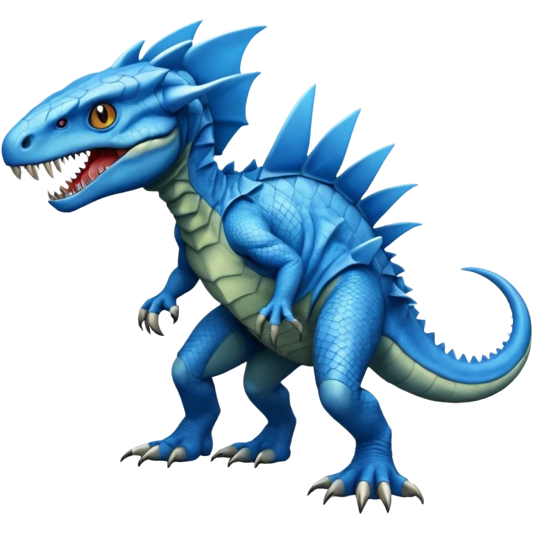 Fraxure (full body) emoji