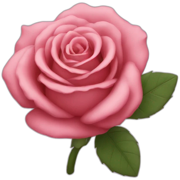 Caca rose emoji
