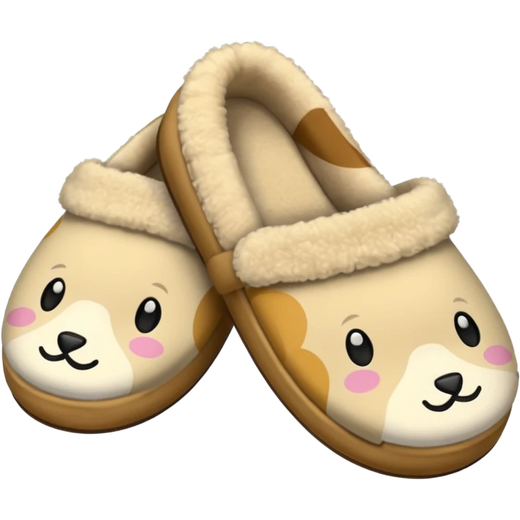 cozy slippers emoji