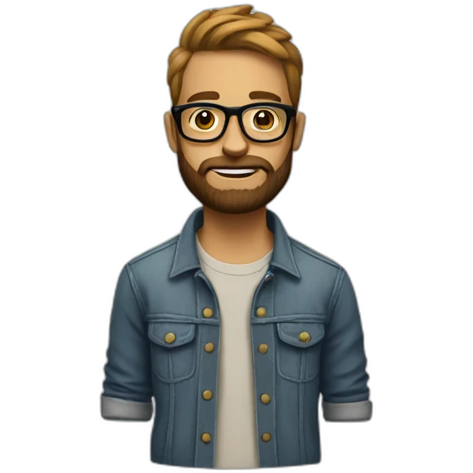 Hipster emoji