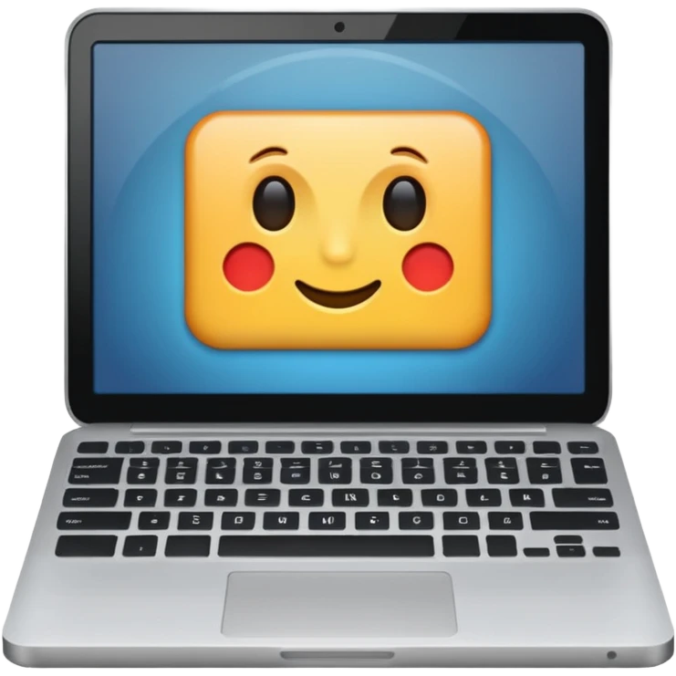 Laptop computer emoji