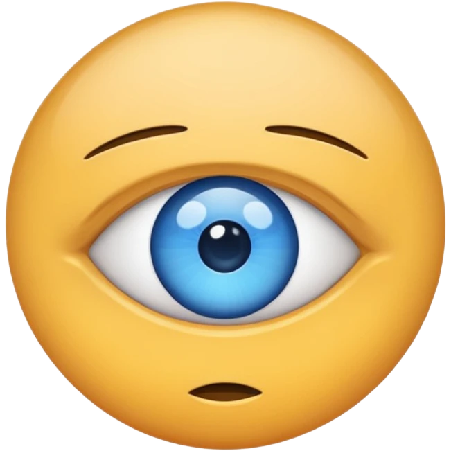 eyes blue emoji