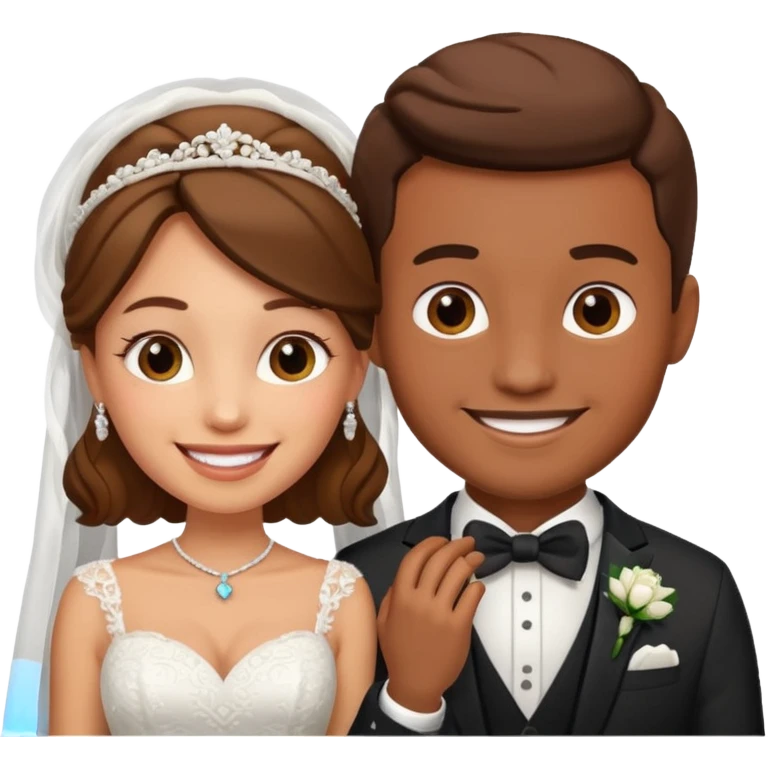 Man and women married  emoji
