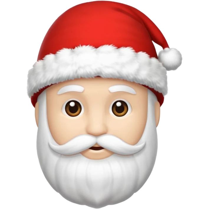 gorro do papai noel, apenas o gorro, sem nenhum rosto acompanhado  emoji