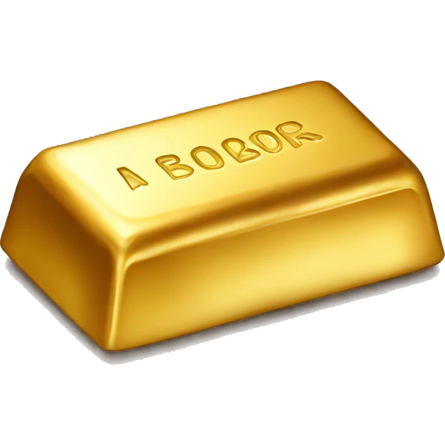 Gold bar emoji