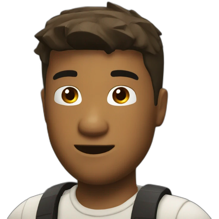 Man face from roblox emoji