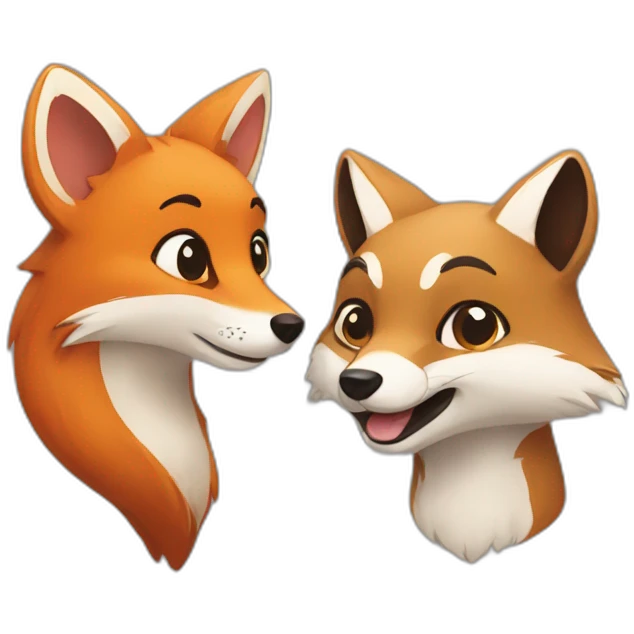 fox and ferret emoji