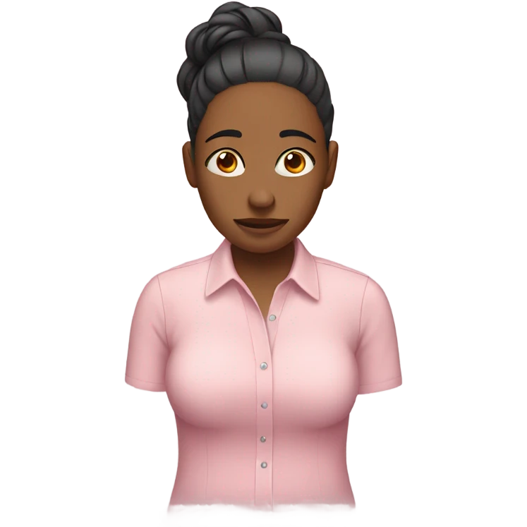 woman crying. light pink shirt  emoji