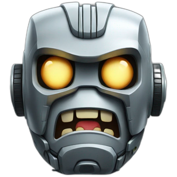 angry robot emoji