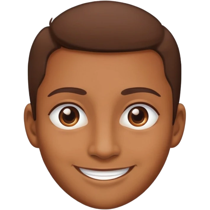 Smile with Brown under eye emoji
