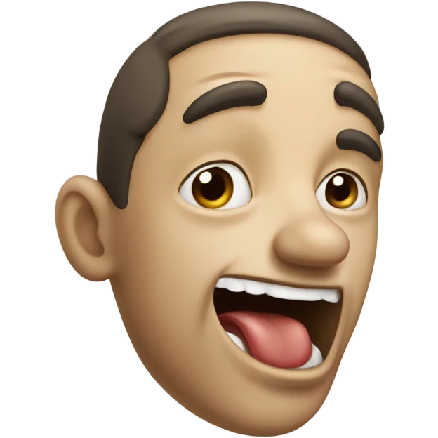 guy drooling emoji