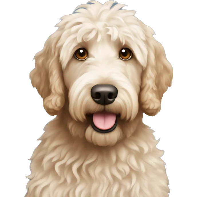two labradoodles emoji