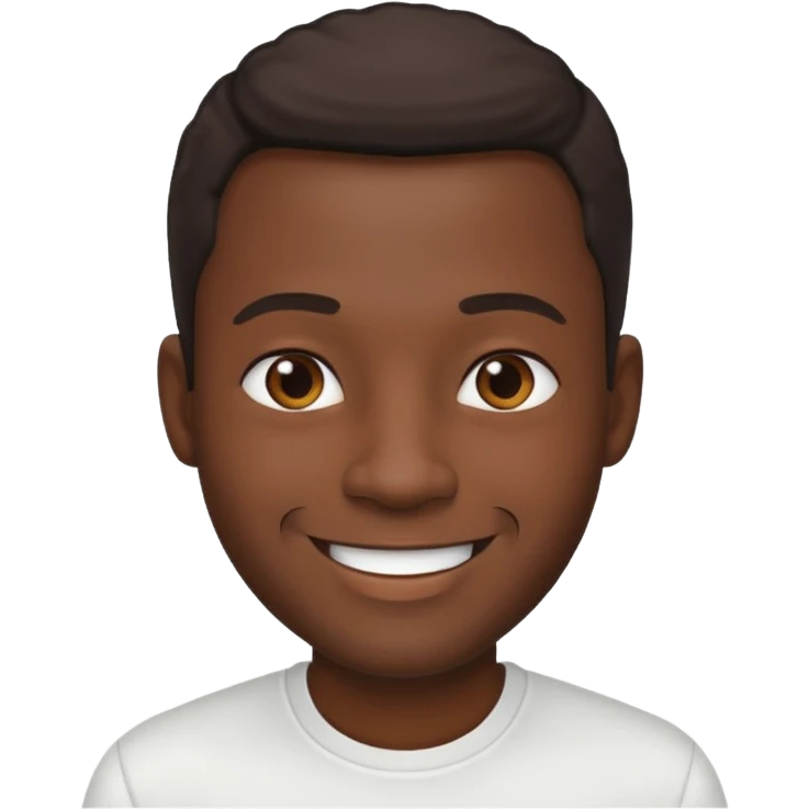A black man emoji
