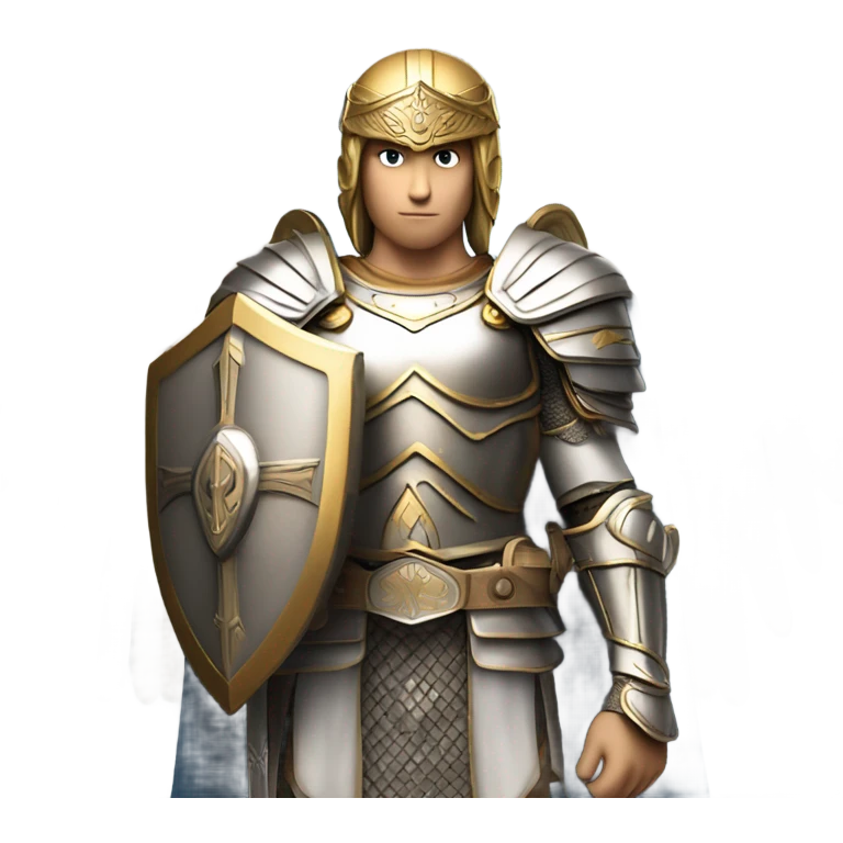 Archangel Michael with causasisn skin  emoji