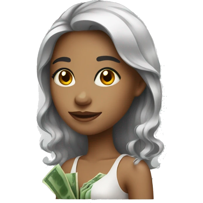 Pretty Girl with Money emoji