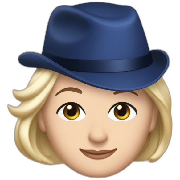 Marie le Pen avec Emanuelle Macron emoji