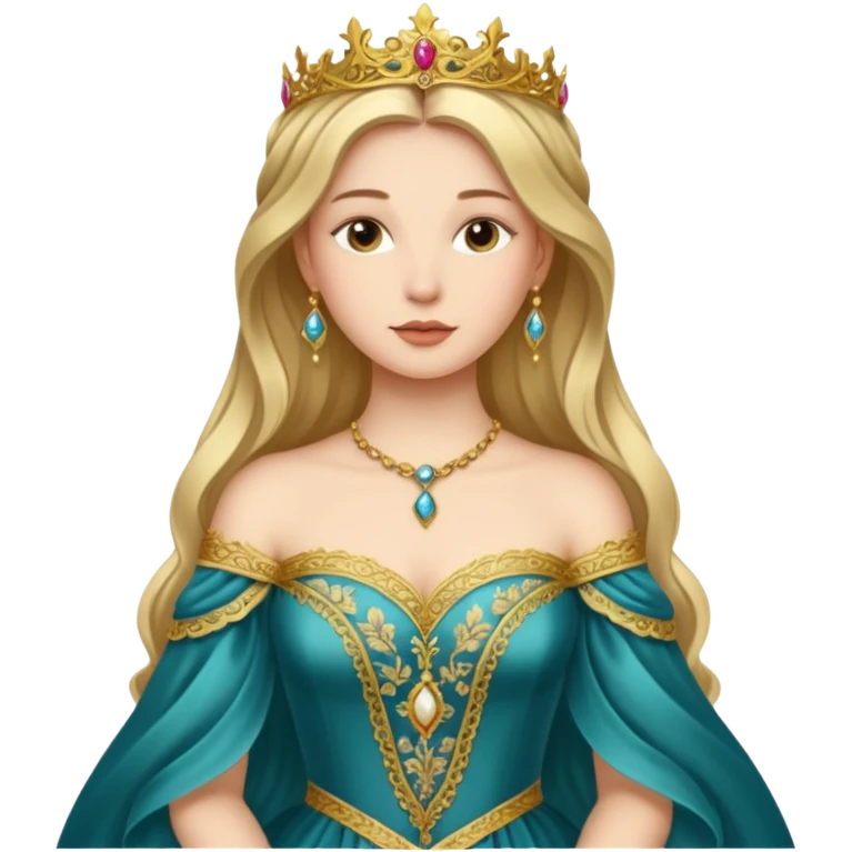 Renaissance princess with full dress emoji