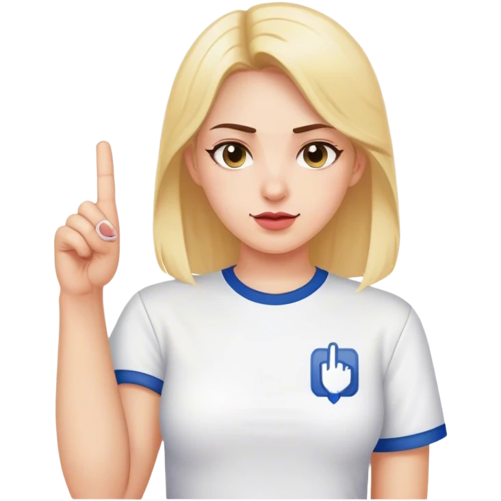 winc club member giving middle finger  emoji