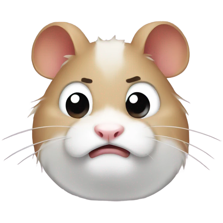 Angry hamster emoji