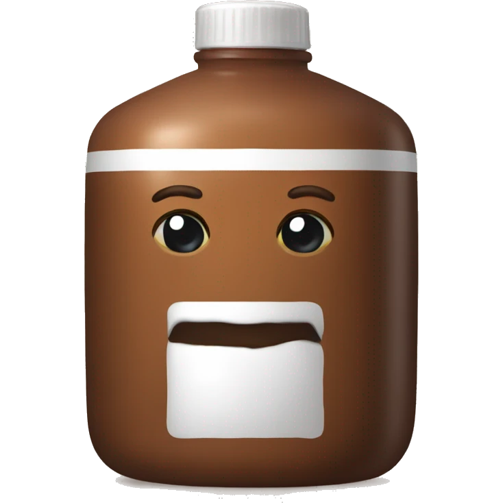 huge brown gel bottle emoji