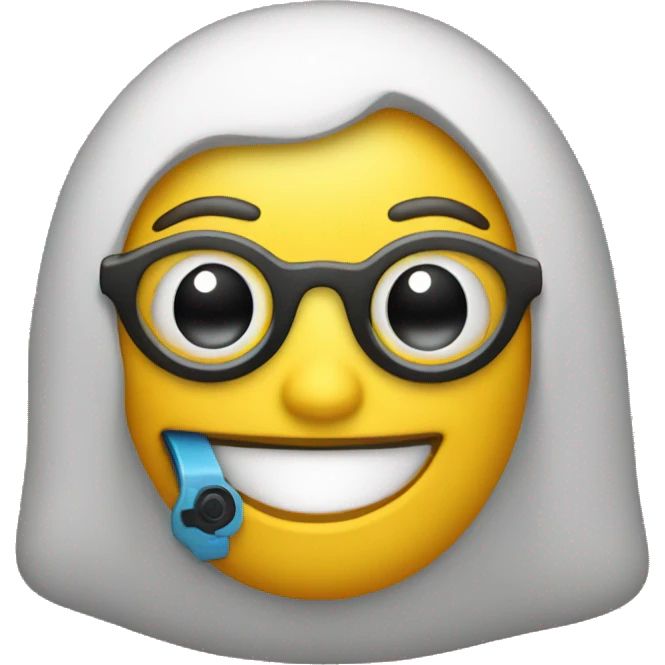 Techie Smiley face emoji