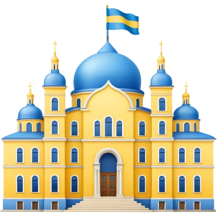 make the png emoji of the great state building of Ukraine emoji