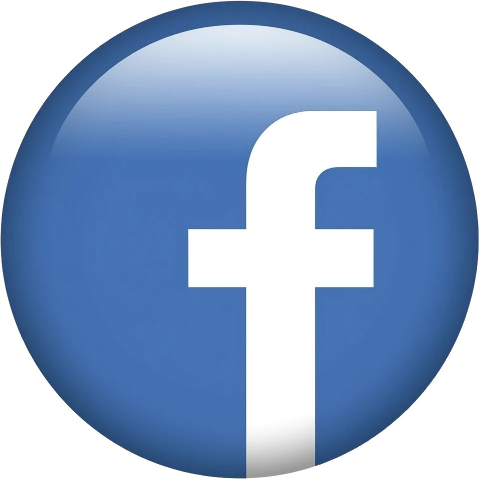 Facebook Blue thick badge emoji