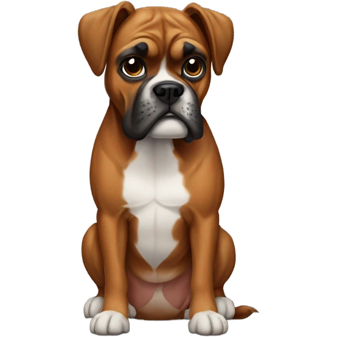 Boxer dog emoji