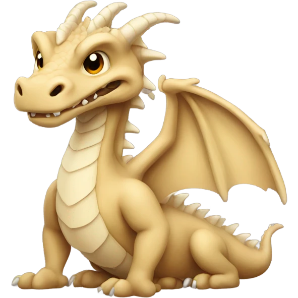 Beige dragon emoji