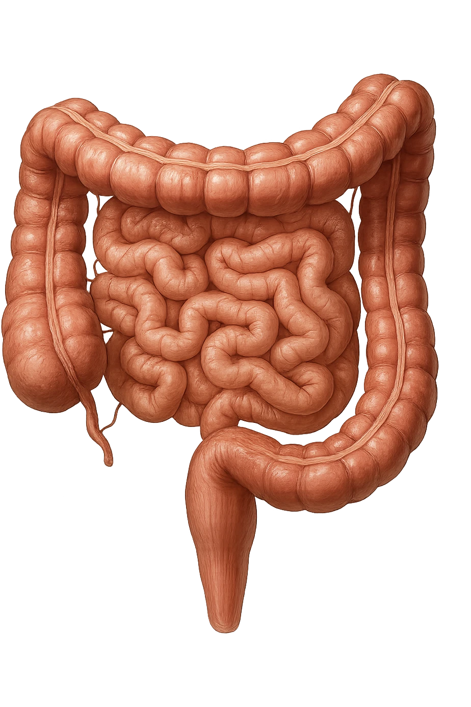 intestino umano anatomico realistico emoji