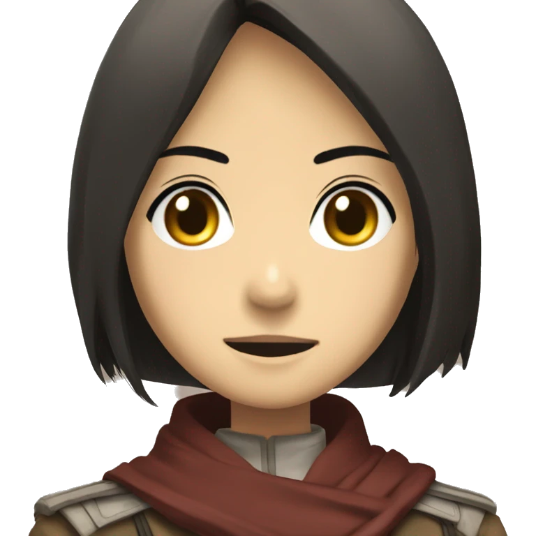 Mikasa Ackerman calm emoji