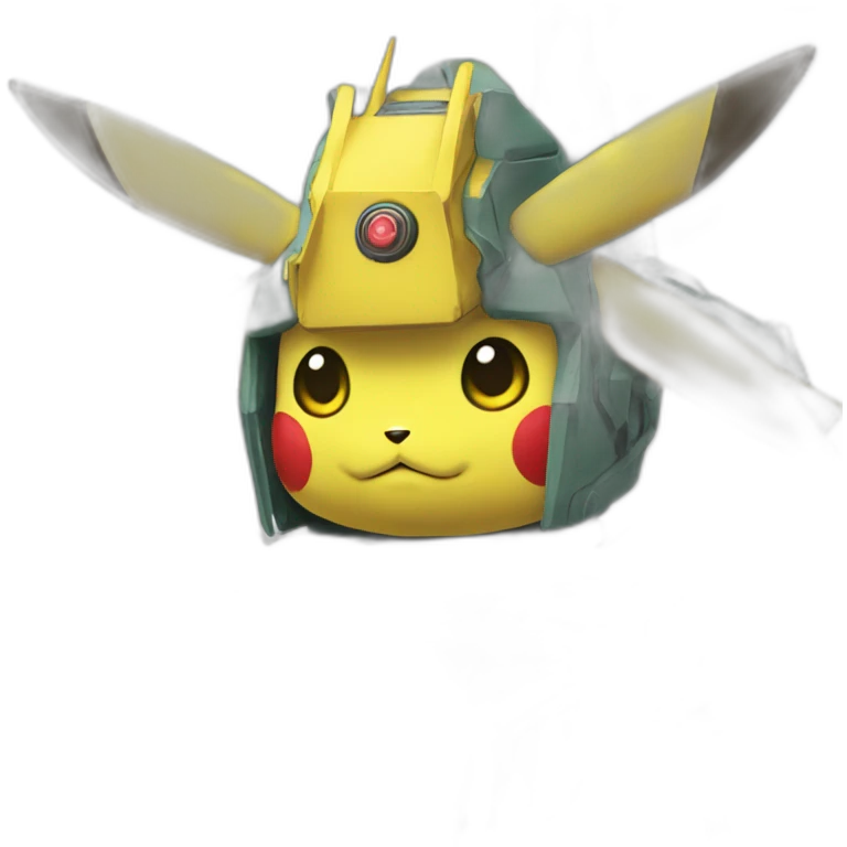 pikachu gundam emoji
